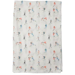 Kids Loulou Lollipop Blankets|Blankets>Bamboo Muslin Swaddle Blanket - Football