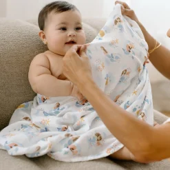 Kids Loulou Lollipop Bamboo Muslin Swaddle Blanket - Mermaids
