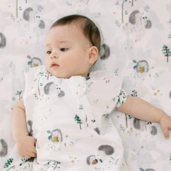 Kids Loulou Lollipop Bamboo Muslin Swaddle Blanket - Hedgehog