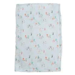 Kids Loulou Lollipop Bamboo Muslin Swaddle Blanket - Ice Hockey