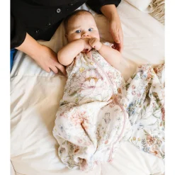 Kids Loulou Lollipop Bamboo Muslin Swaddle Blanket - Secret Garden