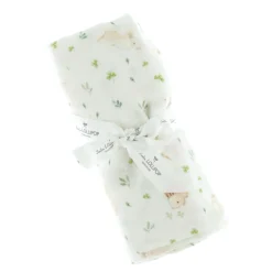 Kids Loulou Lollipop Blankets|Blankets>Bamboo Muslin Swaddle Blanket - Bunny