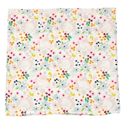 Kids Loulou Lollipop Bamboo Muslin Swaddle Blanket - Shell Floral