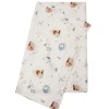 Kids Loulou Lollipop Blankets|Blankets>Bamboo Muslin Swaddle Blanket - Cozy Forest
