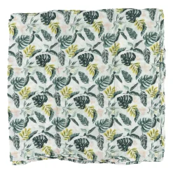 Kids Loulou Lollipop Bamboo Muslin Swaddle Blanket - Jungle Leaves