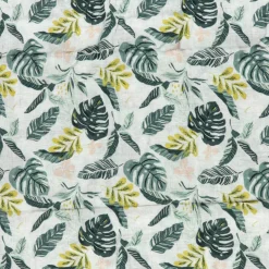 Kids Loulou Lollipop Bamboo Muslin Swaddle Blanket - Jungle Leaves