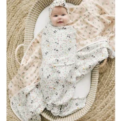 Kids Loulou Lollipop Bamboo Muslin Swaddle Blanket - Bumble Bees