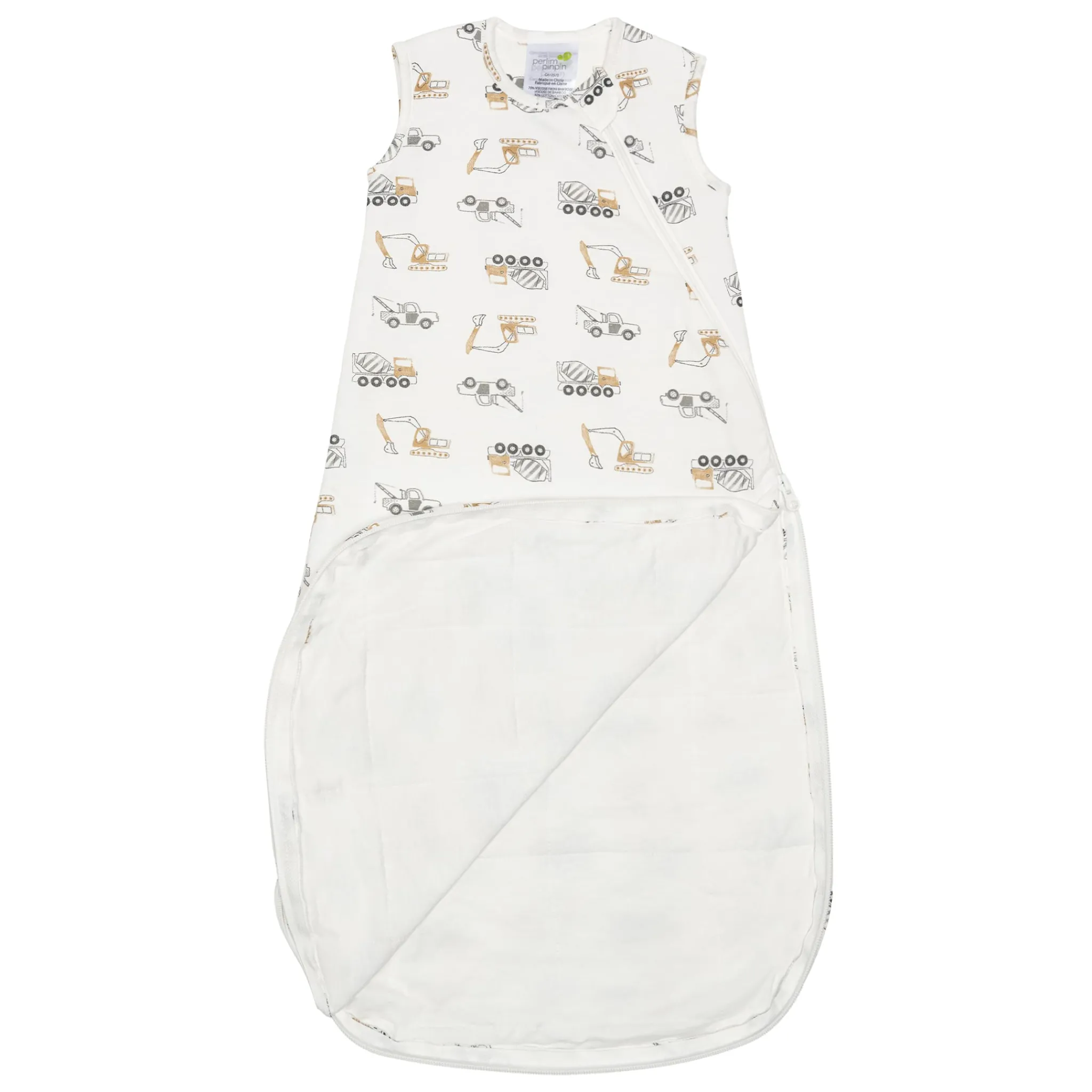 Perlimpinpin Sleep Bags|Pyjamas>Bamboo Night Bag 0-36 months - Construction