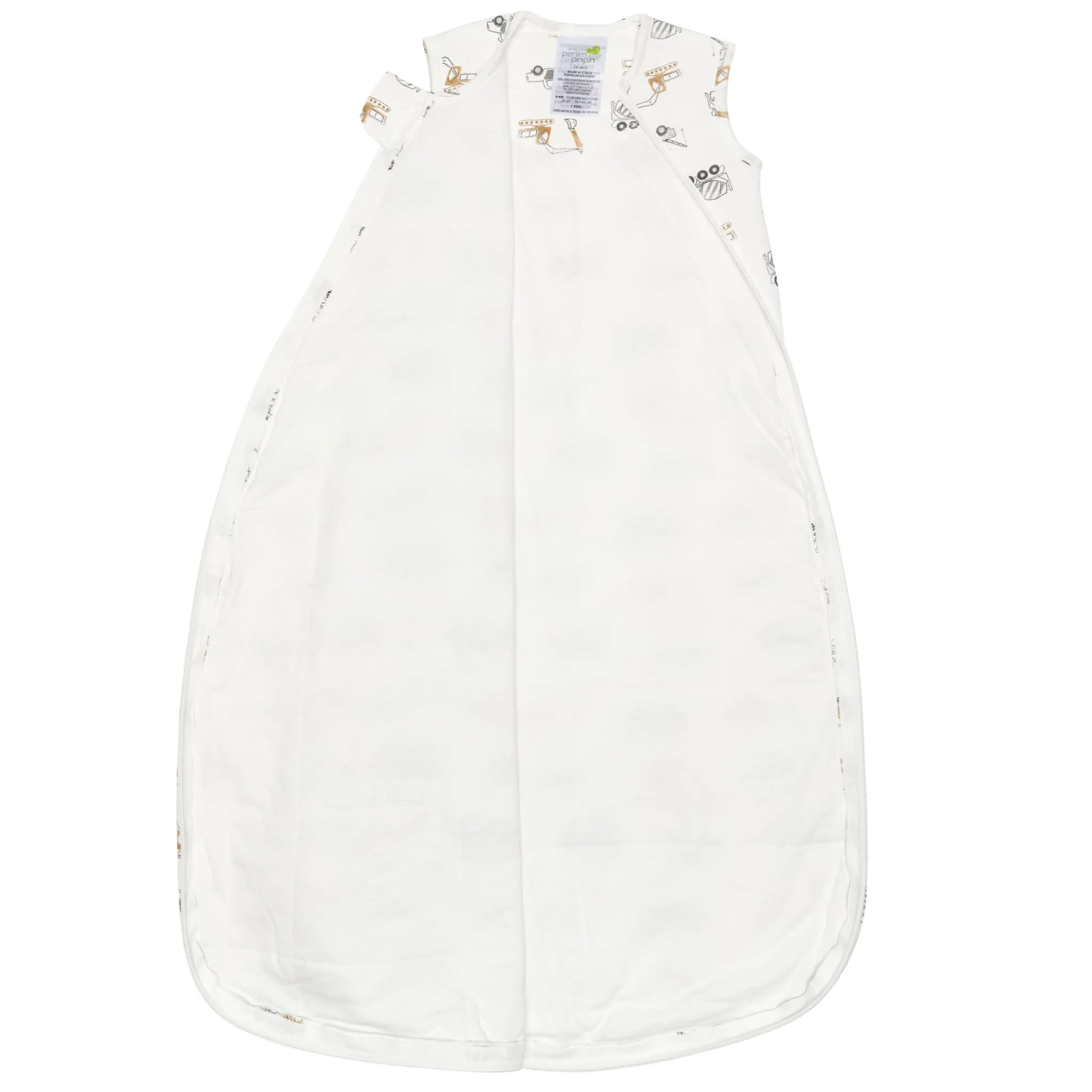 Perlimpinpin Sleep Bags|Pyjamas>Bamboo Night Bag 0-36 months - Construction
