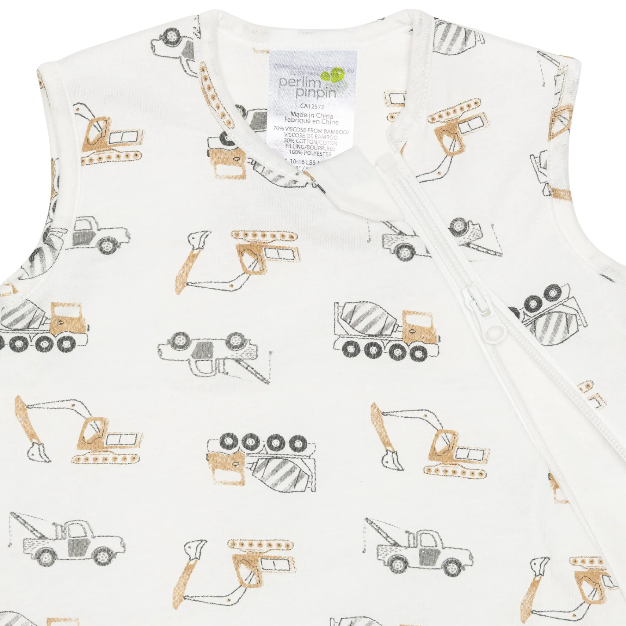Perlimpinpin Sleep Bags|Pyjamas>Bamboo Night Bag 0-36 months - Construction