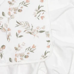 Kids Perlimpinpin Bamboo Quilted Blanket-leaves