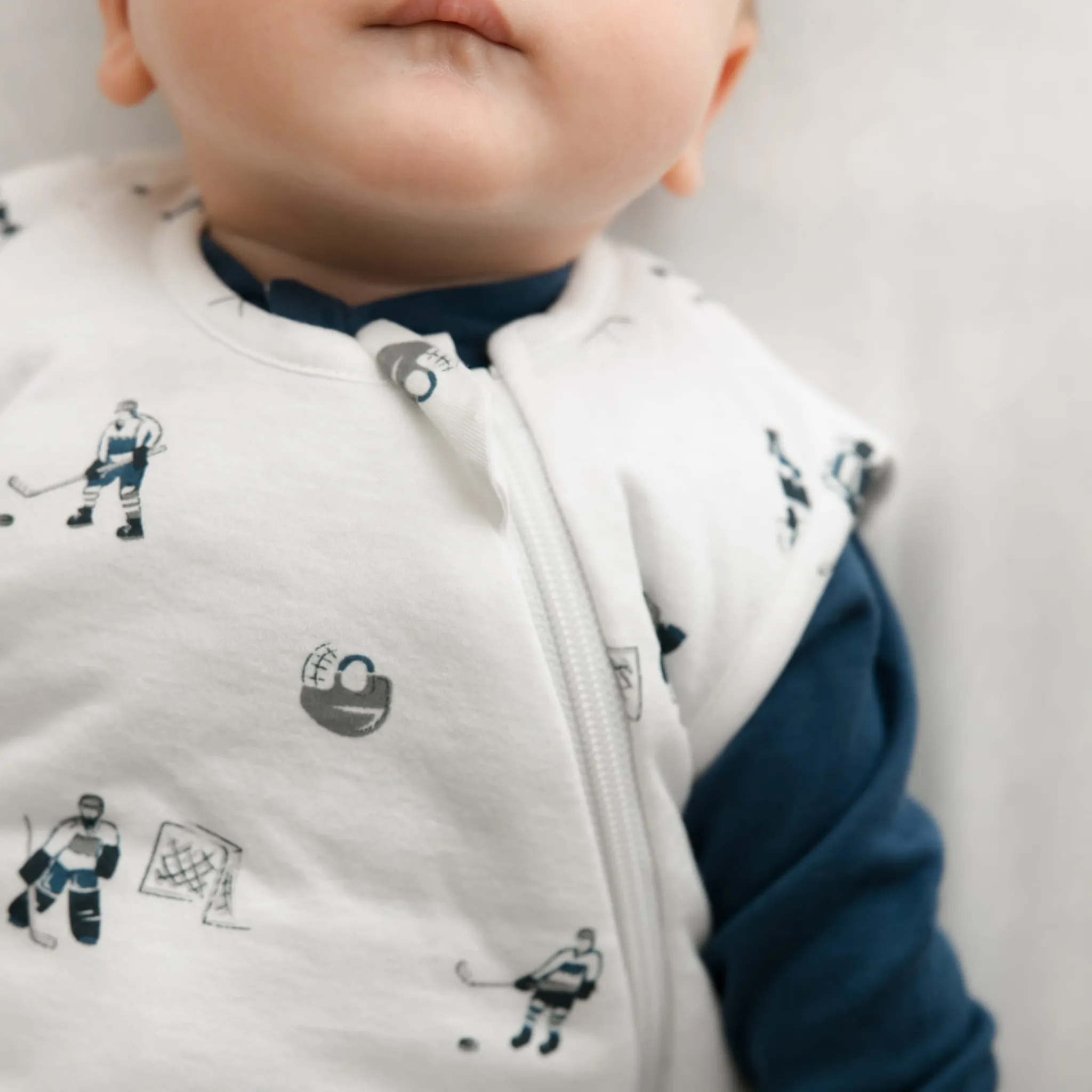 Perlimpinpin Sleep Bags|Pyjamas>Bamboo Sleep Bag 0-36 months - Hockey