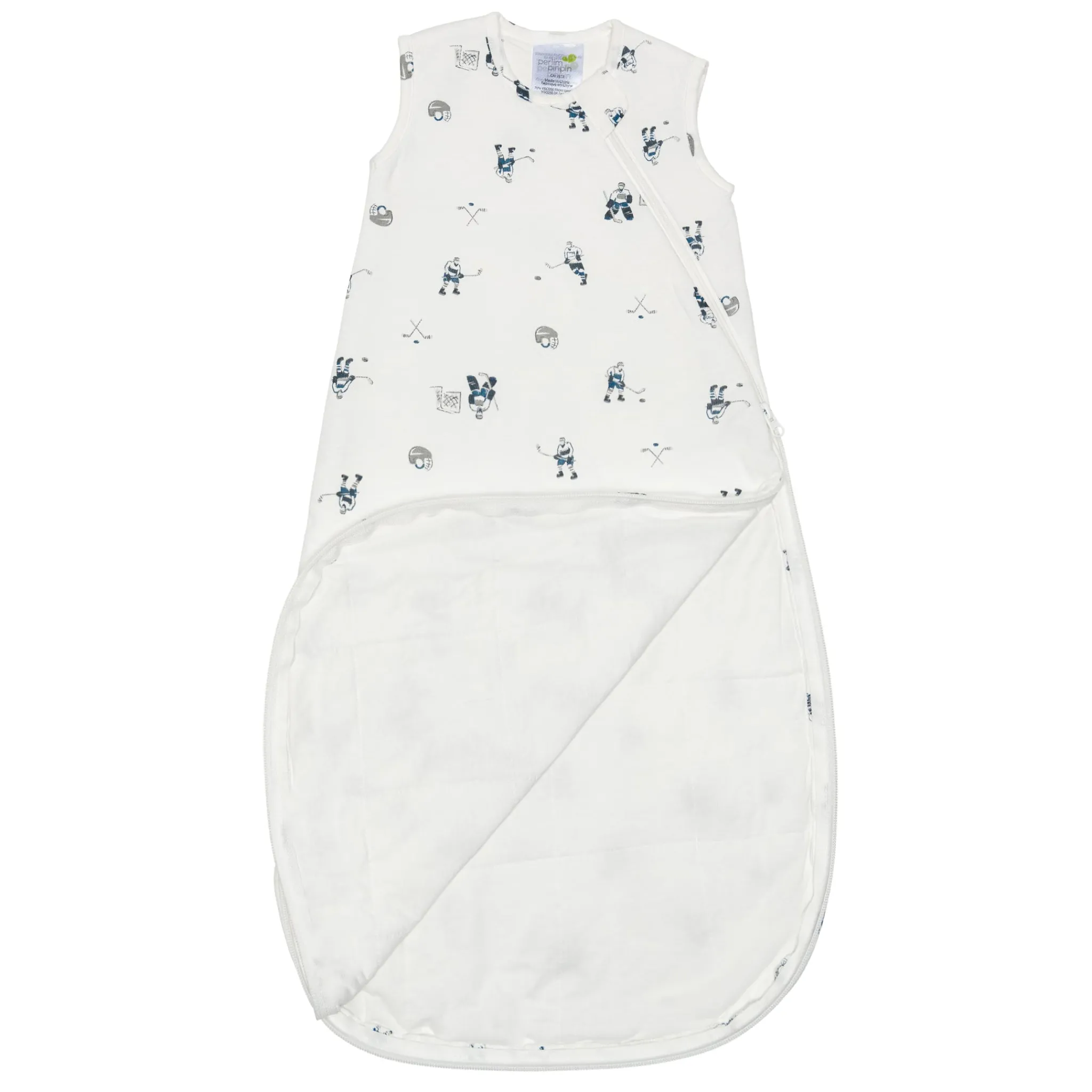 Perlimpinpin Sleep Bags|Pyjamas>Bamboo Sleep Bag 0-36 months - Hockey