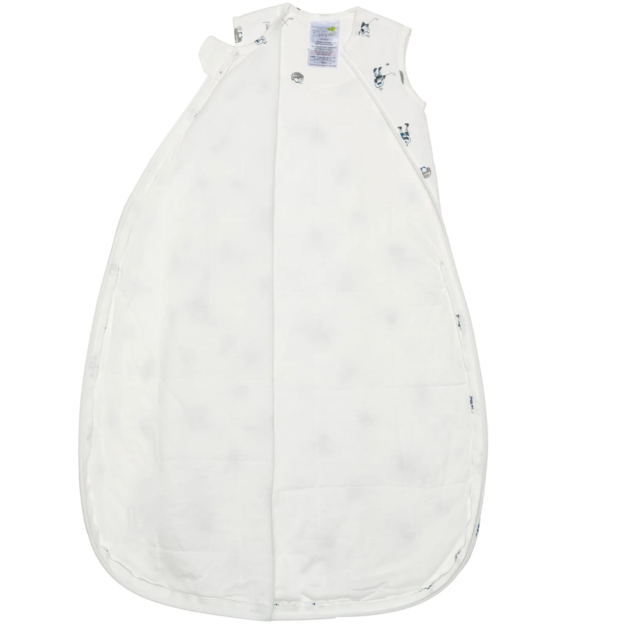 Perlimpinpin Sleep Bags|Pyjamas>Bamboo Sleep Bag 0-36 months - Hockey