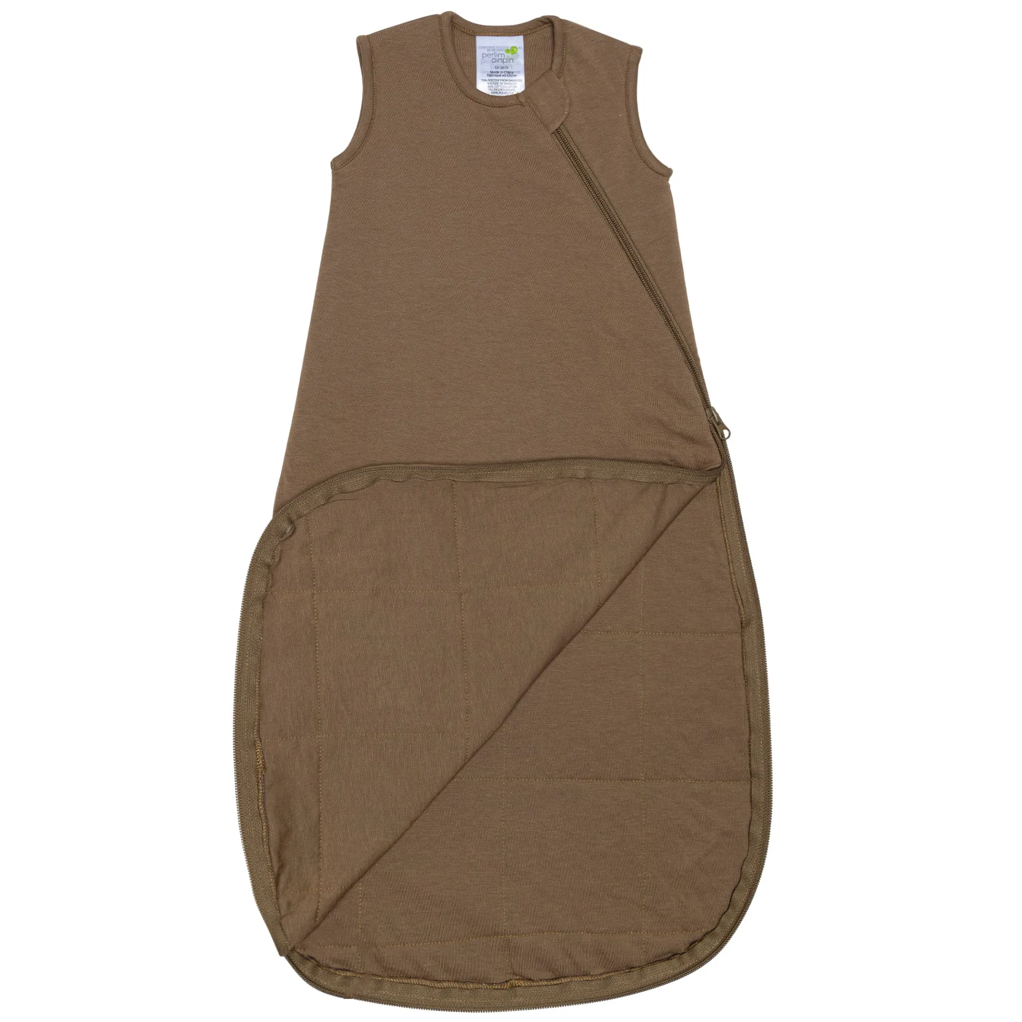 Perlimpinpin Sleep Bags|Pyjamas>Bamboo Sleep Bag 0-36 months - Moka