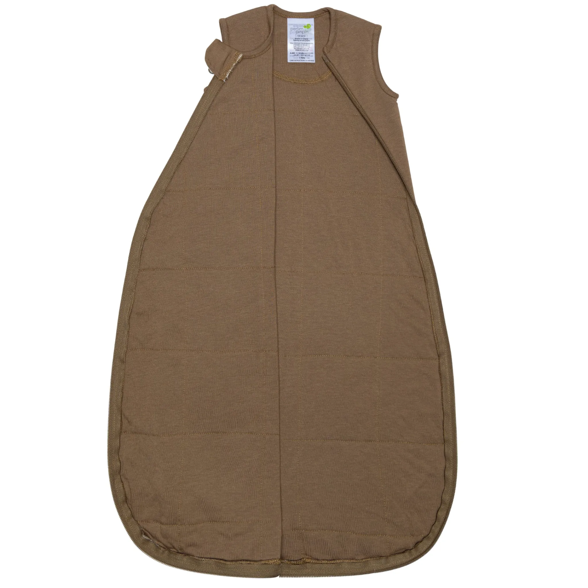 Perlimpinpin Sleep Bags|Pyjamas>Bamboo Sleep Bag 0-36 months - Moka