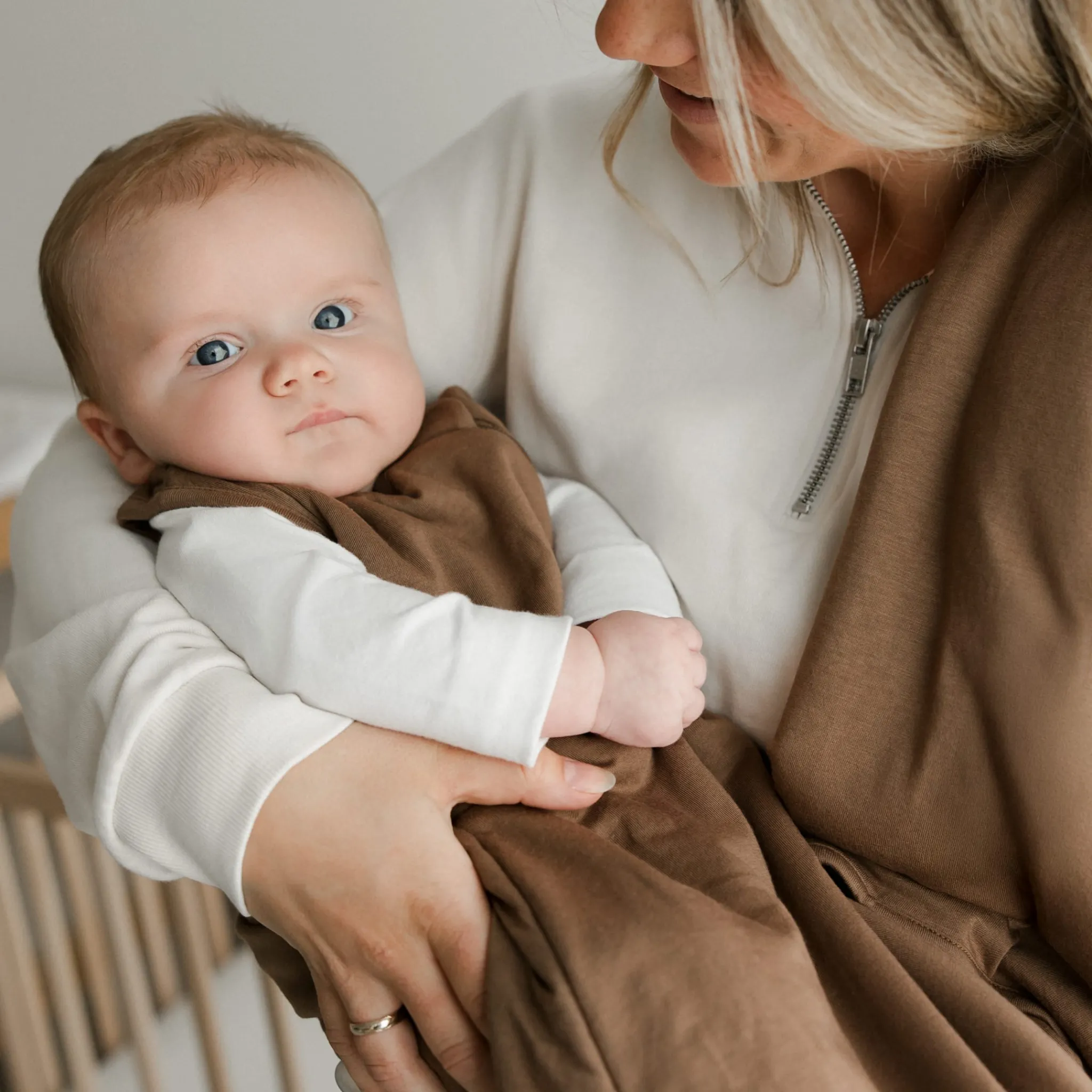 Perlimpinpin Sleep Bags|Pyjamas>Bamboo Sleep Bag 0-36 months - Moka