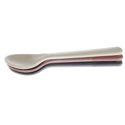 Kids Cink Bamboo Toddler Spoon (3) - Fog/Beet/Ocean