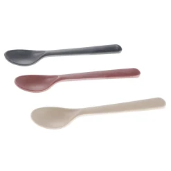 Kids Cink Bamboo Toddler Spoon (3) - Fog/Beet/Ocean