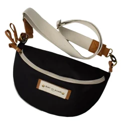 Baby on board Diaper Bags|Diaper Bags>Banana Diaper Bag With Shoulder Strap Armelle- Black