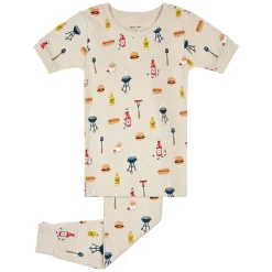 Kids/BOY Petit Lem Barbecue Pajamas 2-7