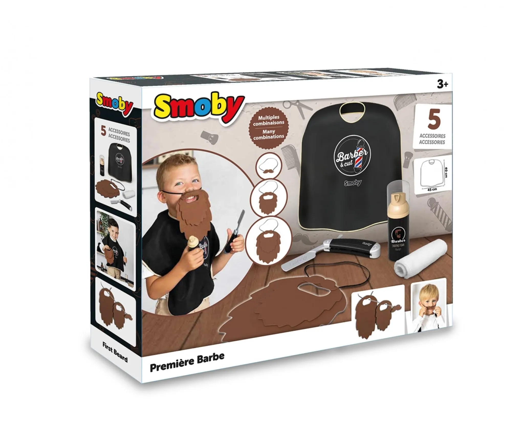 Kids Smoby Pretend Play & Imitation>Barber & Cut First Beard
