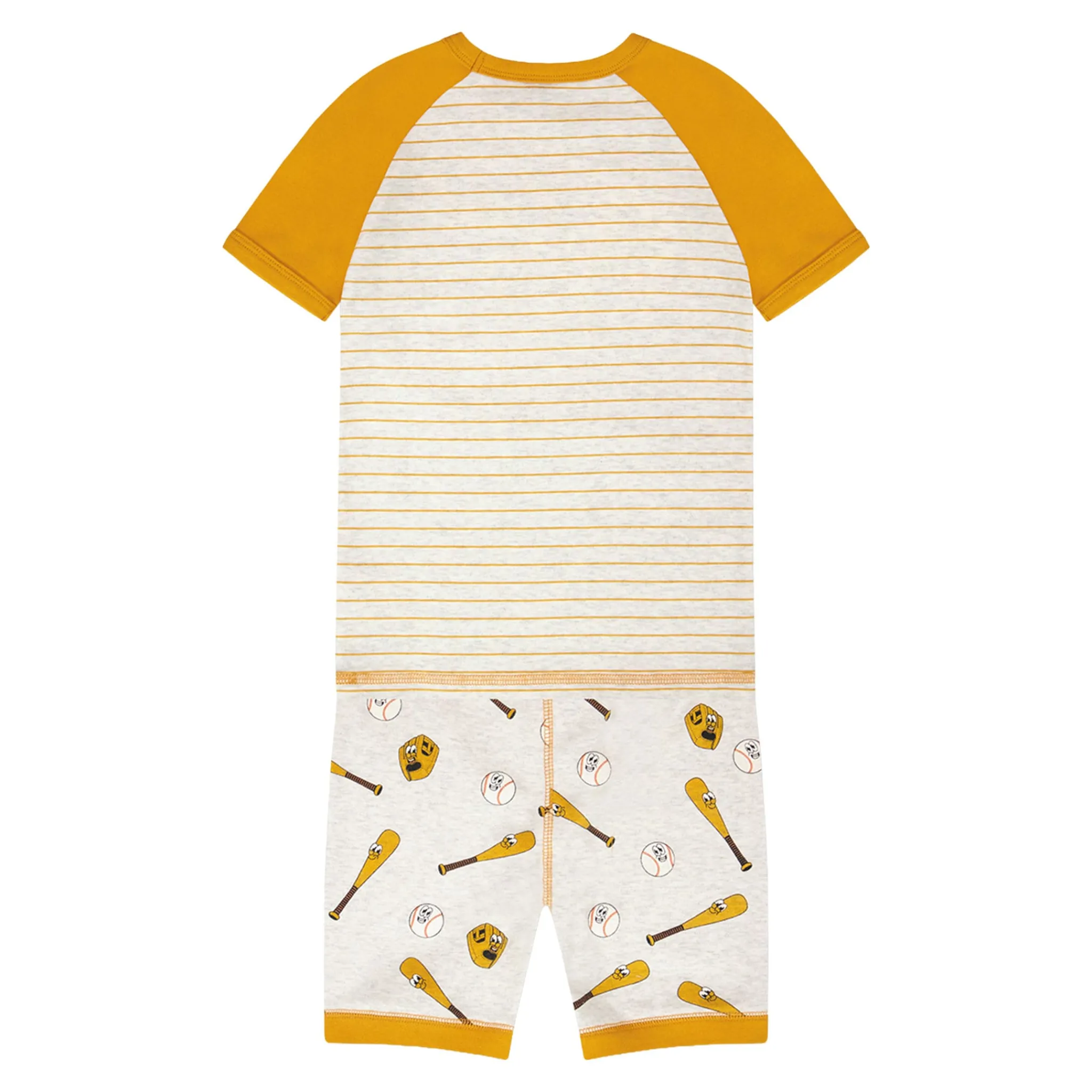 Kids/BOY Deux par Deux Pajamas & Bathrobes>Baseballs Pajama Set 7-12