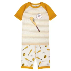 Kids/BOY Deux par Deux Baseballs Pajama Set 2-6