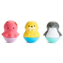 Munchkin Bath Toys|Bath Accessories>Bath Bobbers™ 3-Pack - Octopus, Walrus & Dolphin
