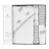 Kids Living Textiles Towels & Wipes|Towels & Wipes>Bath Gift Set 5 Pieces - Grey Elephant