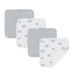 Kids Living Textiles Towels & Wipes|Towels & Wipes>Bath Gift Set 5 Pieces - Grey Elephant