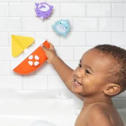 Skip Hop Bath Toys|Bath Accessories>Bath Spinner Shark Narwhal
