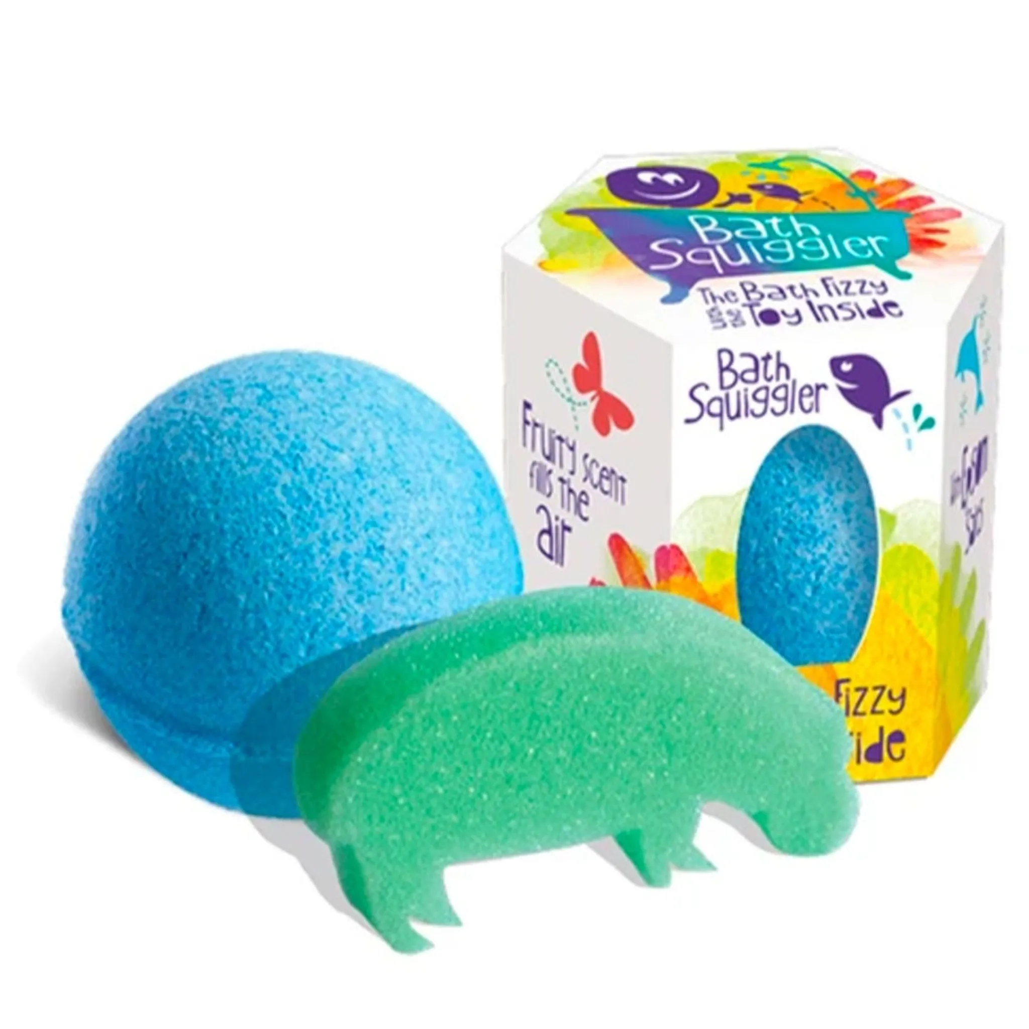 Kids Loot Bath Squiggler and Sponge - Assorted