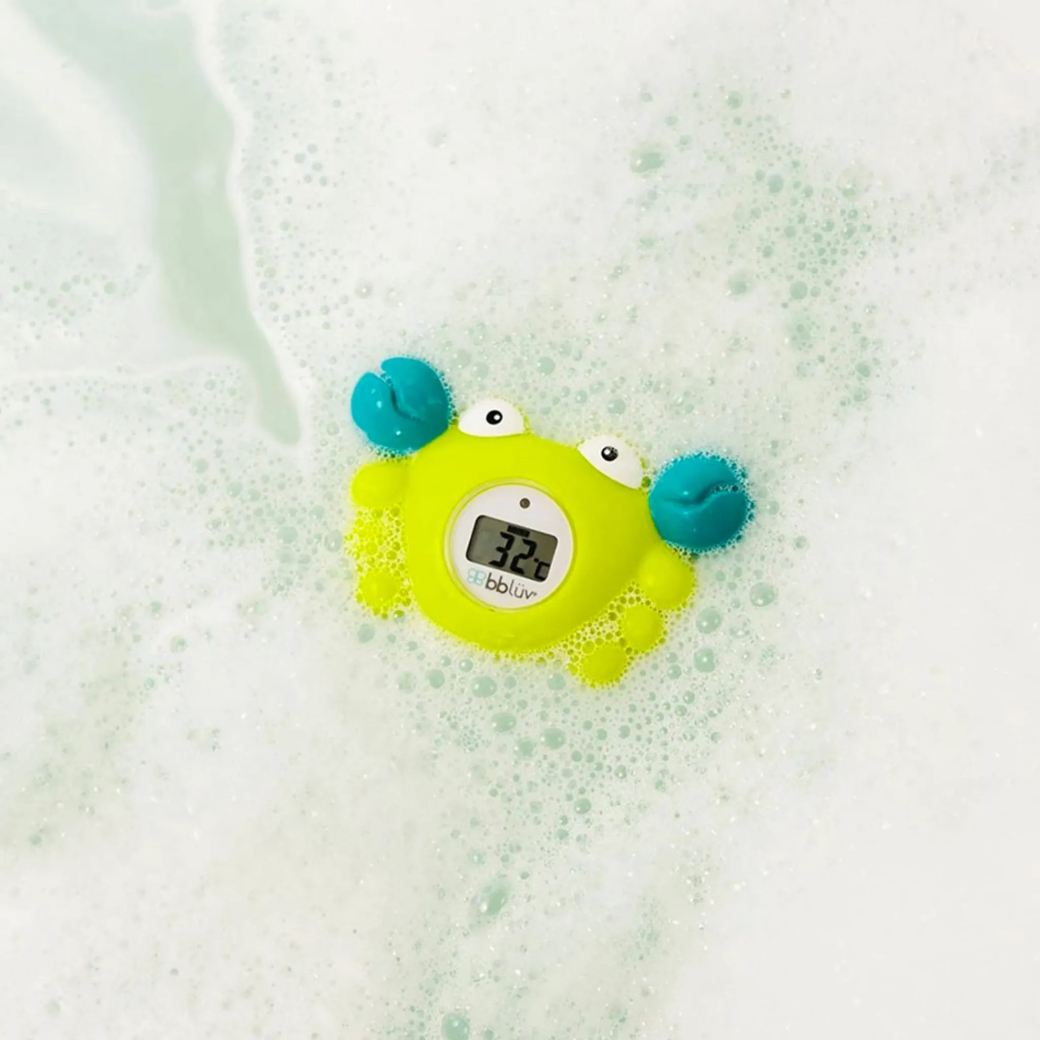 Bbluv Bath Thermometer Krab - Green / Blue