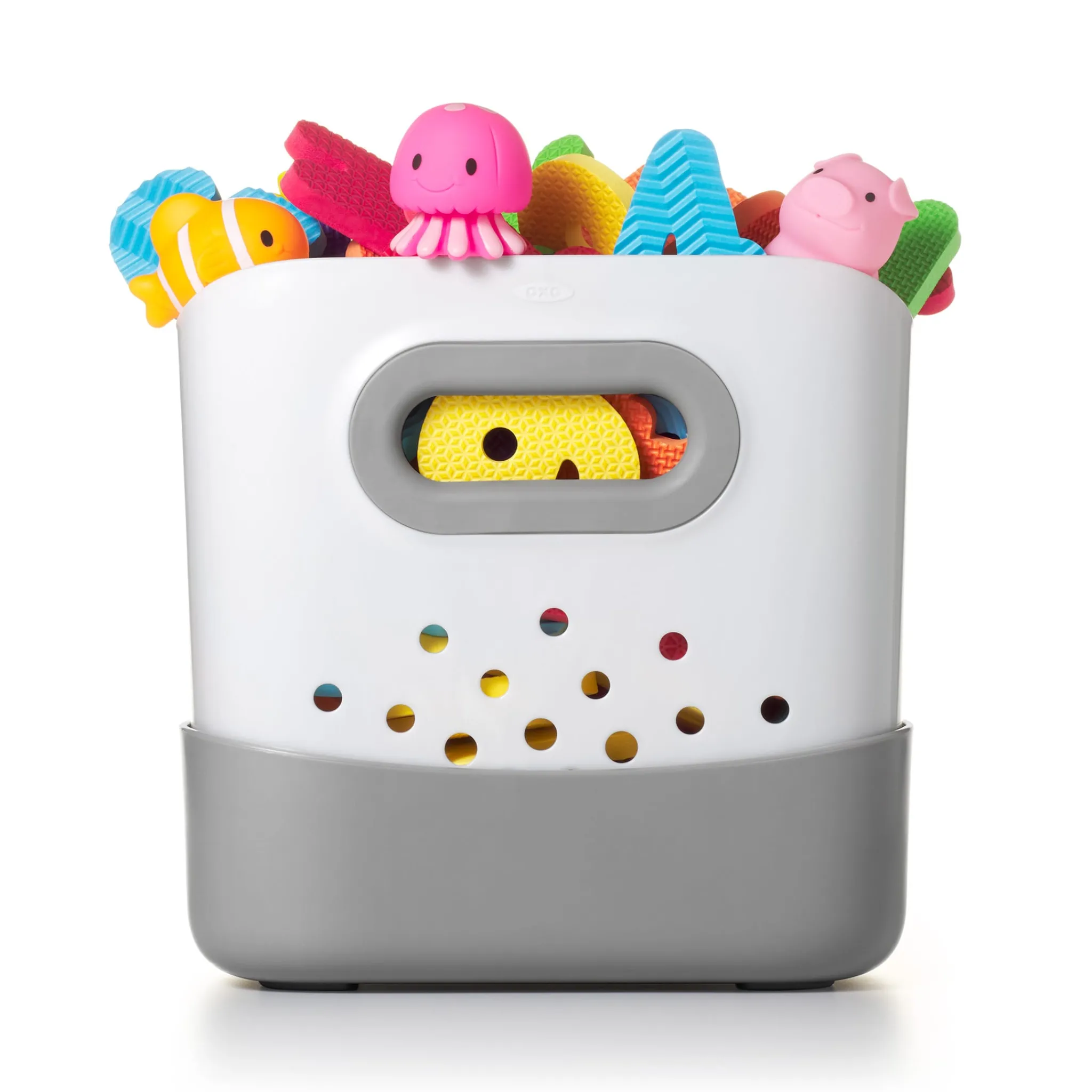 Oxo Tot Bath Accessories>Bath Toy Bin Organizer - Grey