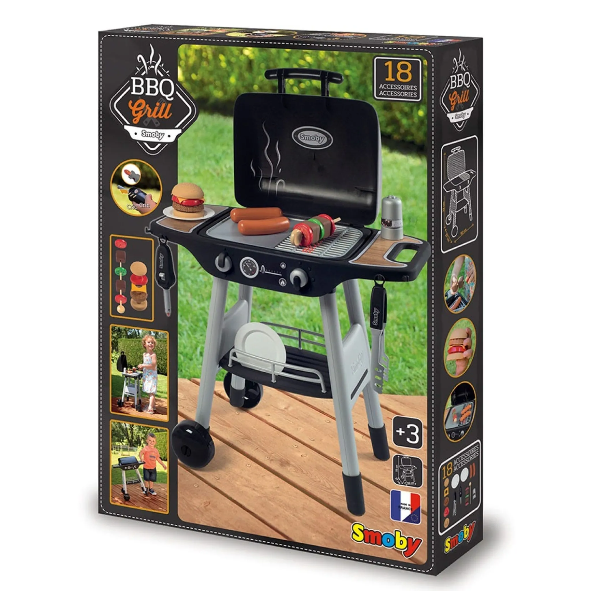 Kids Smoby BBQ with 18 Accessories
