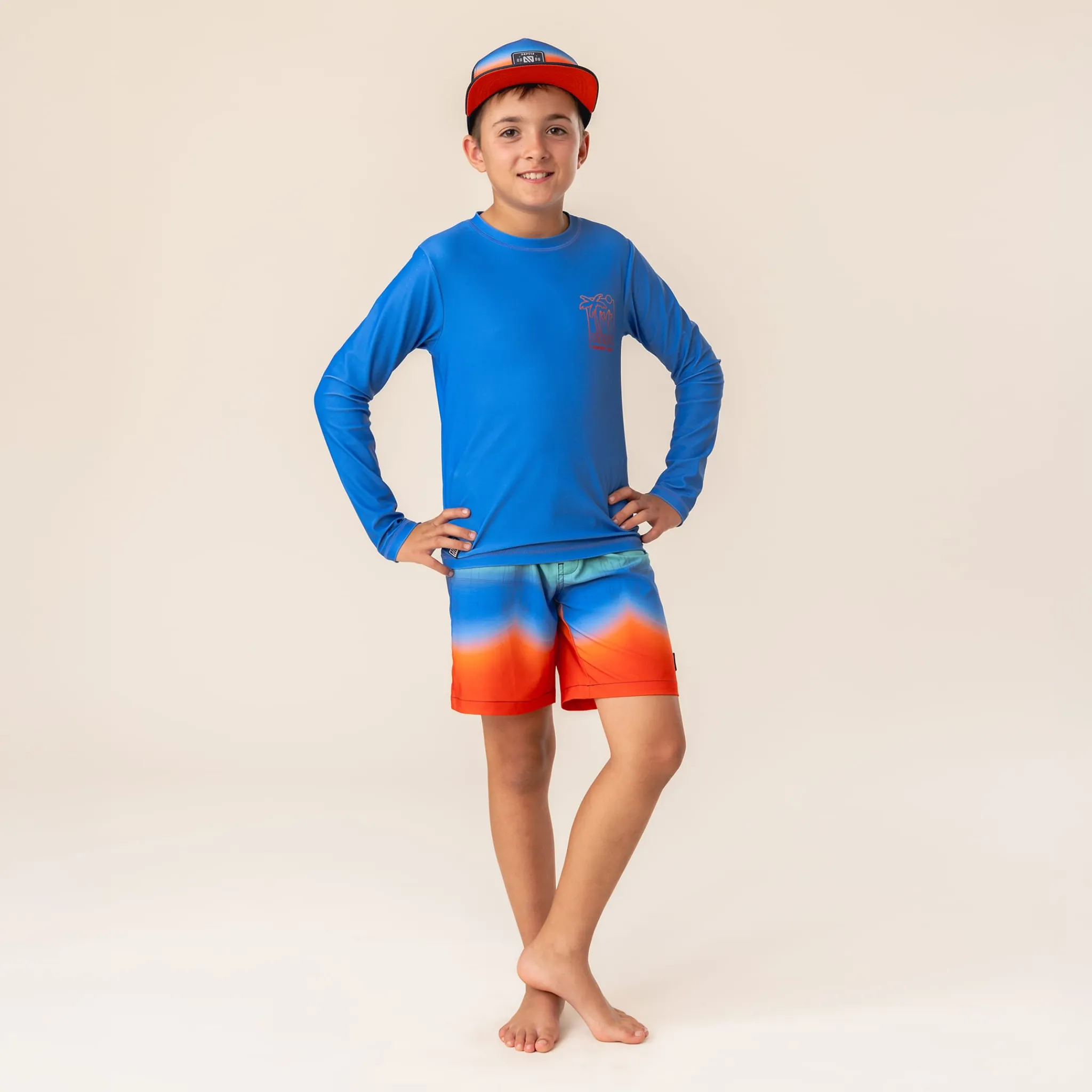 Kids/BOY Nano Beach Ls Rashguard 2-10