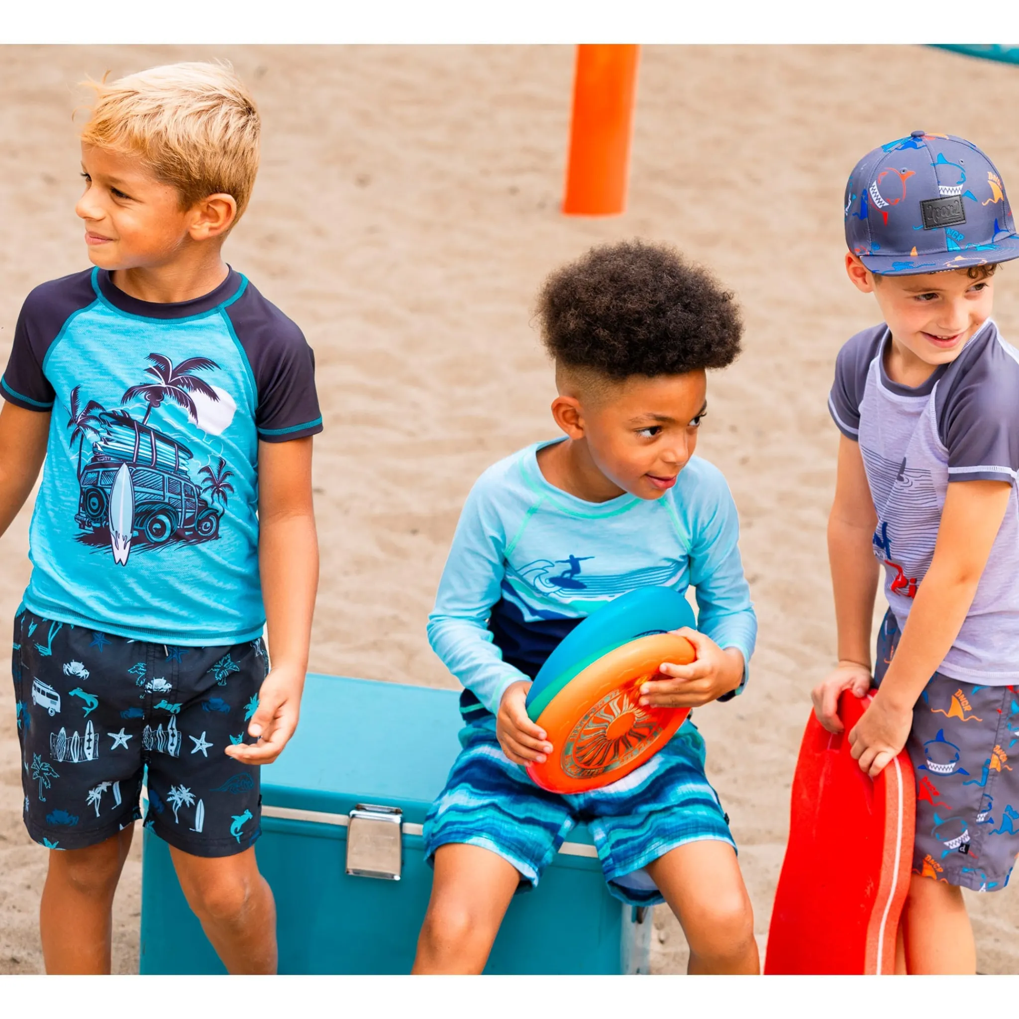 Kids/BOY Deux par Deux Swimsuits>Beach Rashguard 2-6y