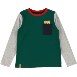Kids/BOY Chat Botte Bear Academy LS T-Shirt 2-10
