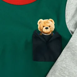 Kids/BOY Chat Botte Bear Academy LS T-Shirt 2-10
