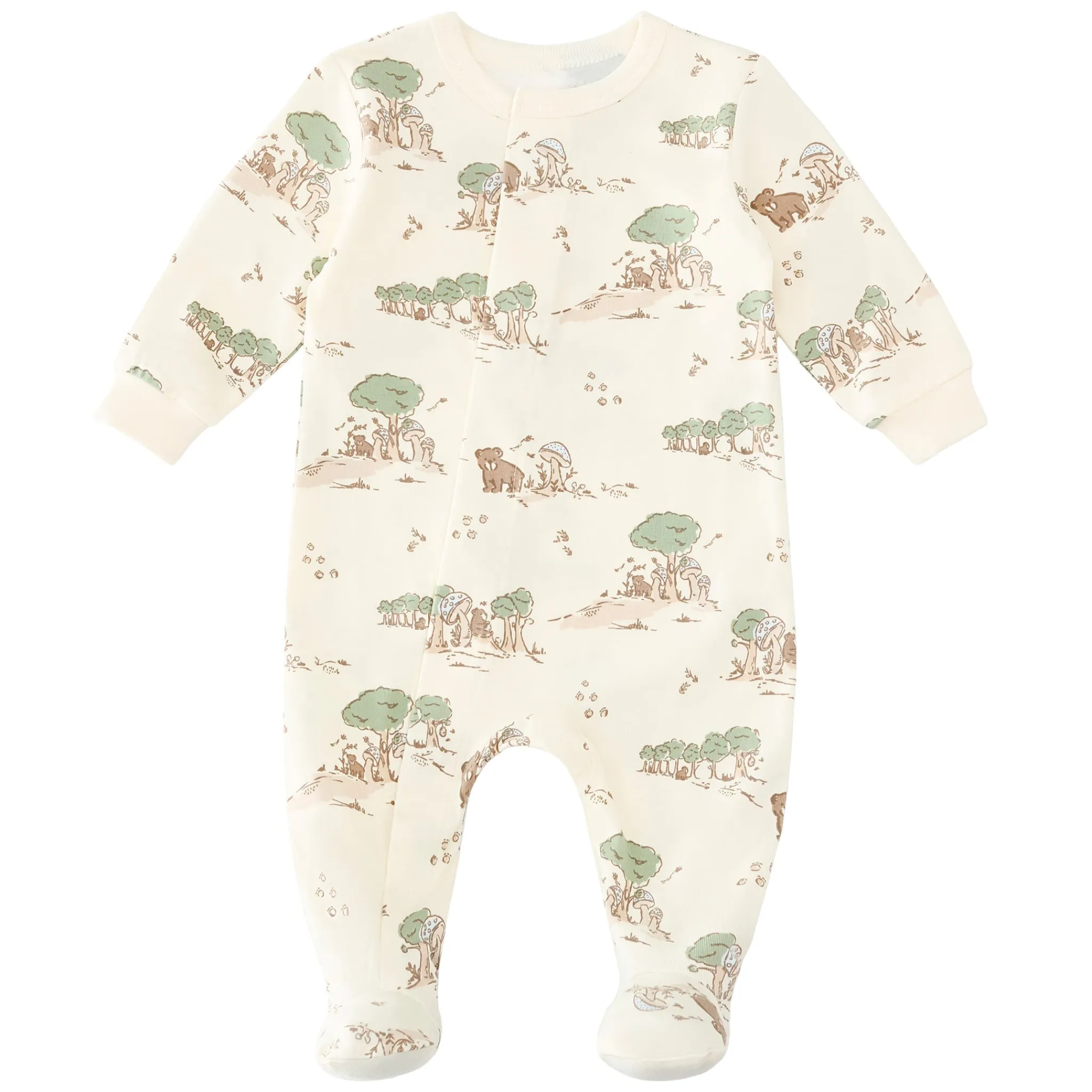 BOY Colle Colle Bear Magnetic Pajamas P-18m