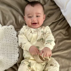 BOY Colle Colle Bear Magnetic Pajamas P-18m