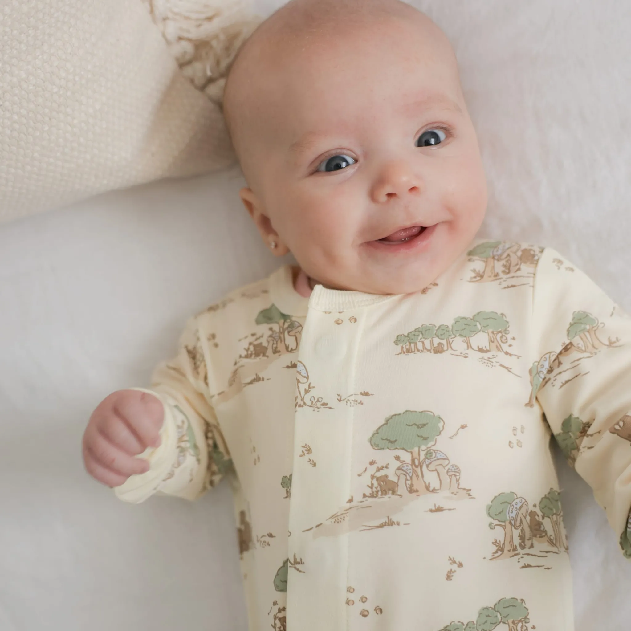 BOY Colle Colle Bear Magnetic Pajamas P-18m