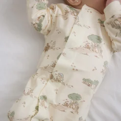BOY Colle Colle Bear Magnetic Pajamas P-18m