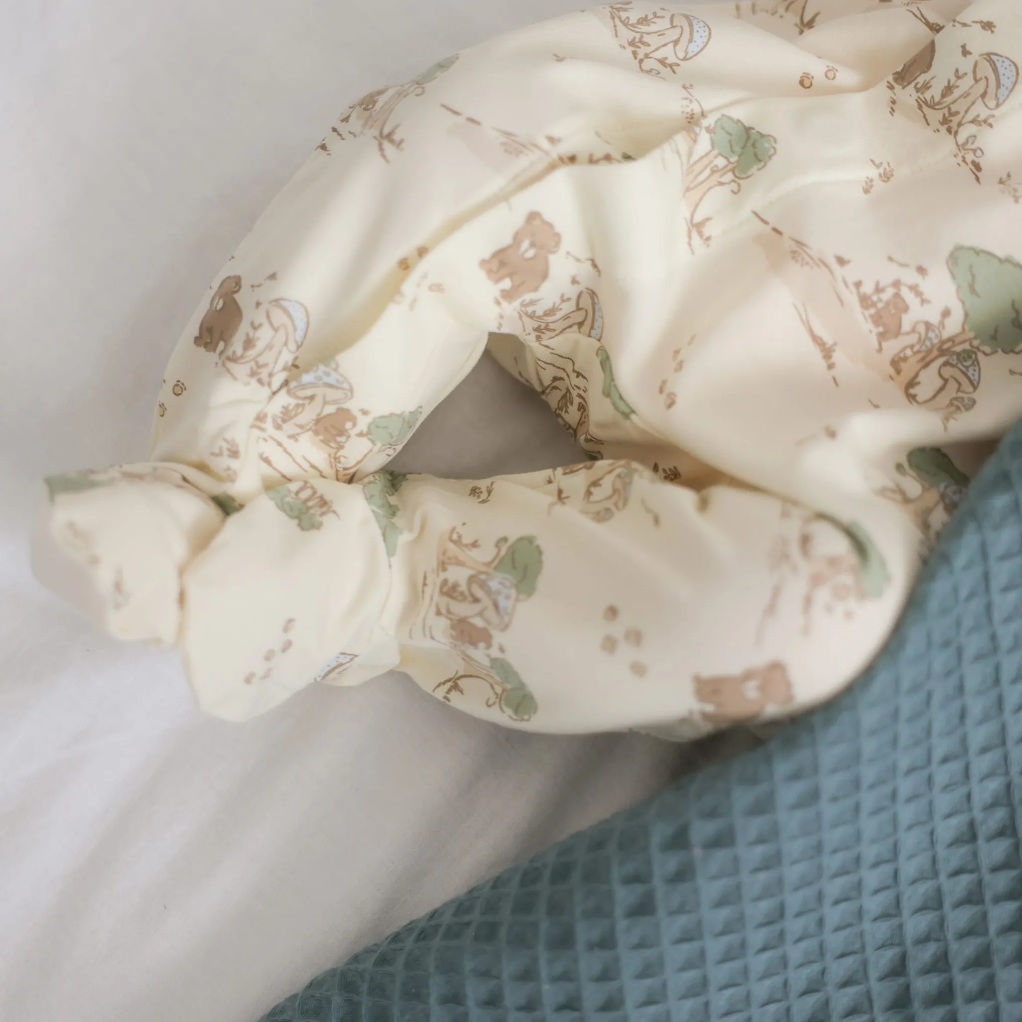 BOY Colle Colle Bear Magnetic Pajamas P-18m