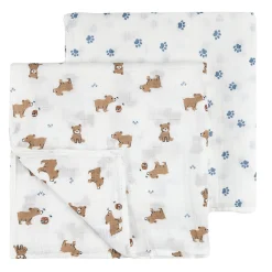 Kids Petit Lem Bear 2pc Muslin Set