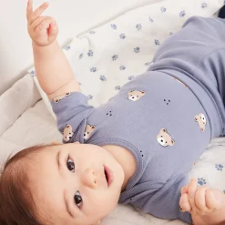 Kids Petit Lem Bear 2pc Muslin Set