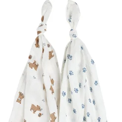 Kids Petit Lem Bear 2pc Muslin Set