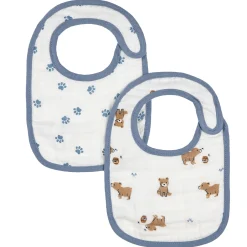 Petit Lem Breastfeeding|Bibs>Bears 2 Pieces Bib Set 0-3m