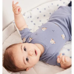 BOY Petit Lem Bears Pc Bodysuits Set 0-12m